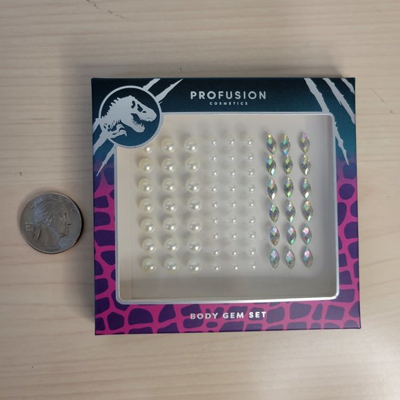 PROFUSION X JURASSIC WORLD Body Gem Pearl Set NEW IN BOX Festival Dance Club - Picture 2 of 3